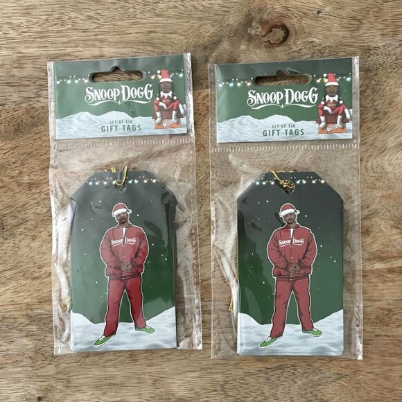 5/$20 NEW 2Pk Snoop Dogg Christmas Gift Tags - Picture 1 of 4
